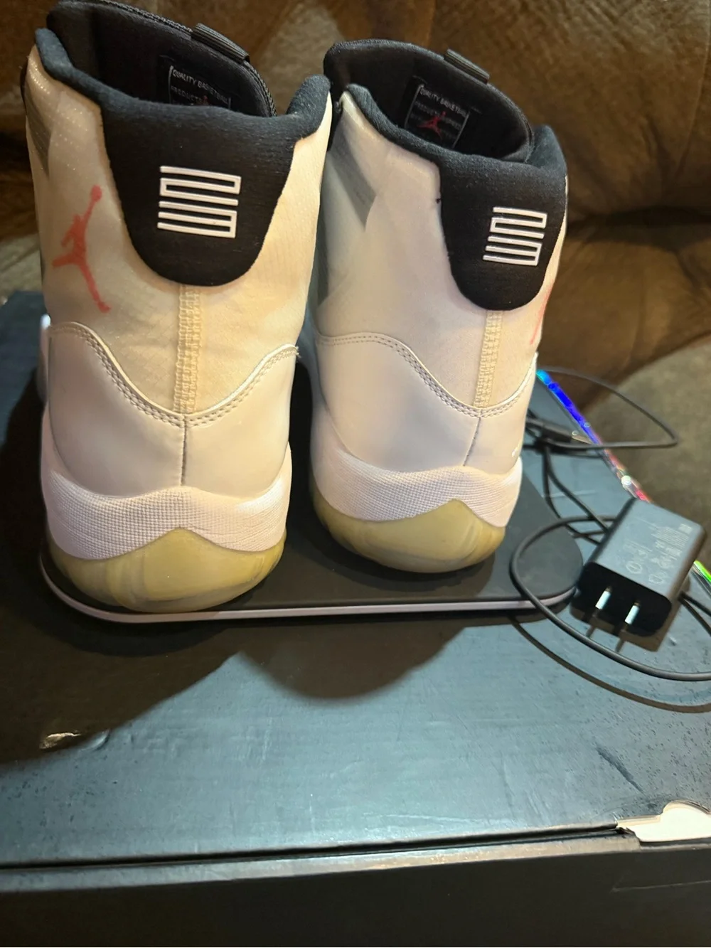 Size 12 - Air Jordan 11 Adapt White “smart Lace”
